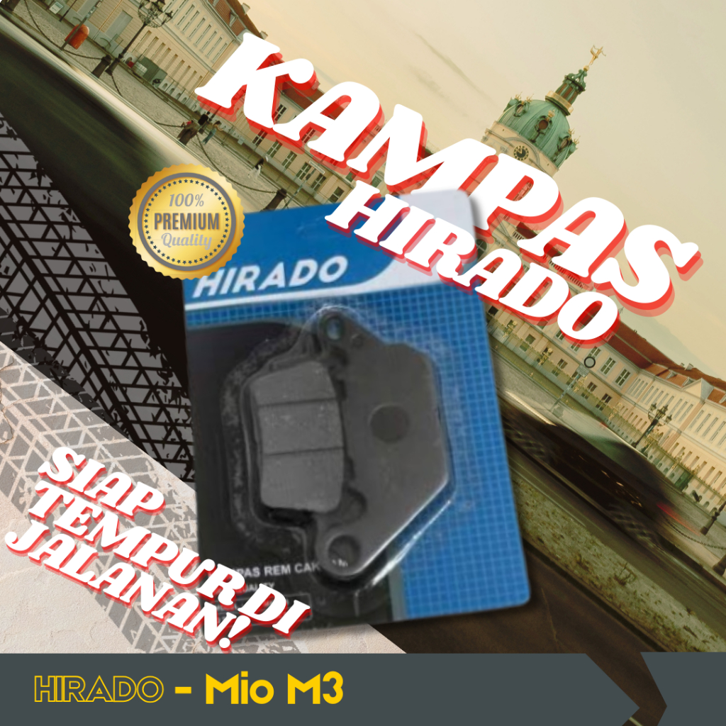 Amanah Discpad Hirado Motor Mio M3 Disped Kampas Rem Depan Motor Mio M3 Mio Z Fino