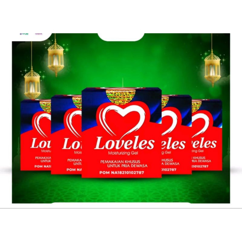 Terlaris - Loveles moisturizing gel asli obat oles kuat tahan lama