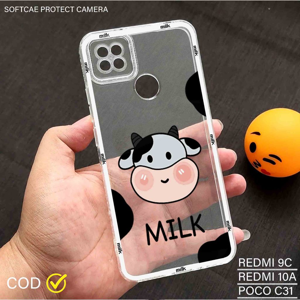 Clear Case Xiaomi Redmi 9C - Softcase Xiaomi - Pelindung Hp - Kesing Hp - Silikon Hp - Case Hp Poco 