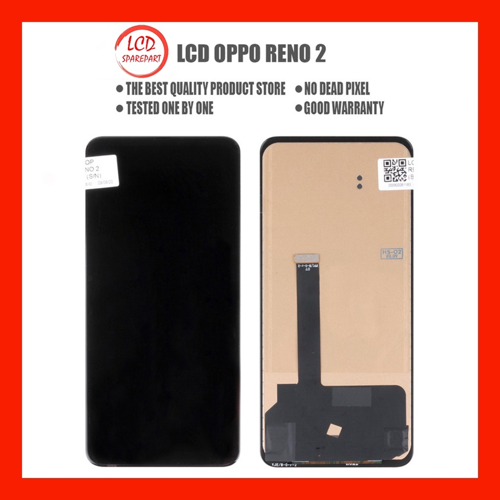 LCD OPPO RENO 2 BLACK MOSHI TS NOT FINGERPRINT