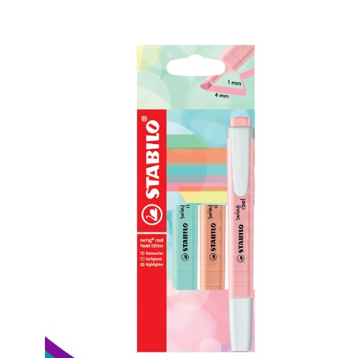 

Gramedia Supratman | Stabilo Swing Cool Pastel Set 4