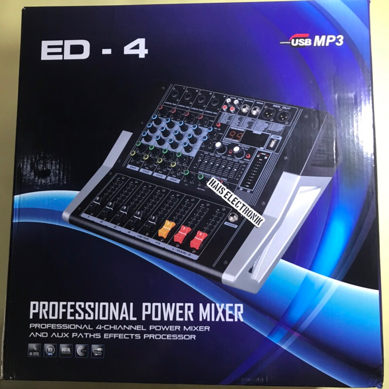 power mixer black spider ED-4 Amplifier