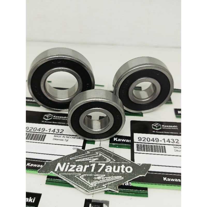 BEARING RODA BELAKANG+NAP GEAR NINJA 250 FI NINJA 250 KARBU