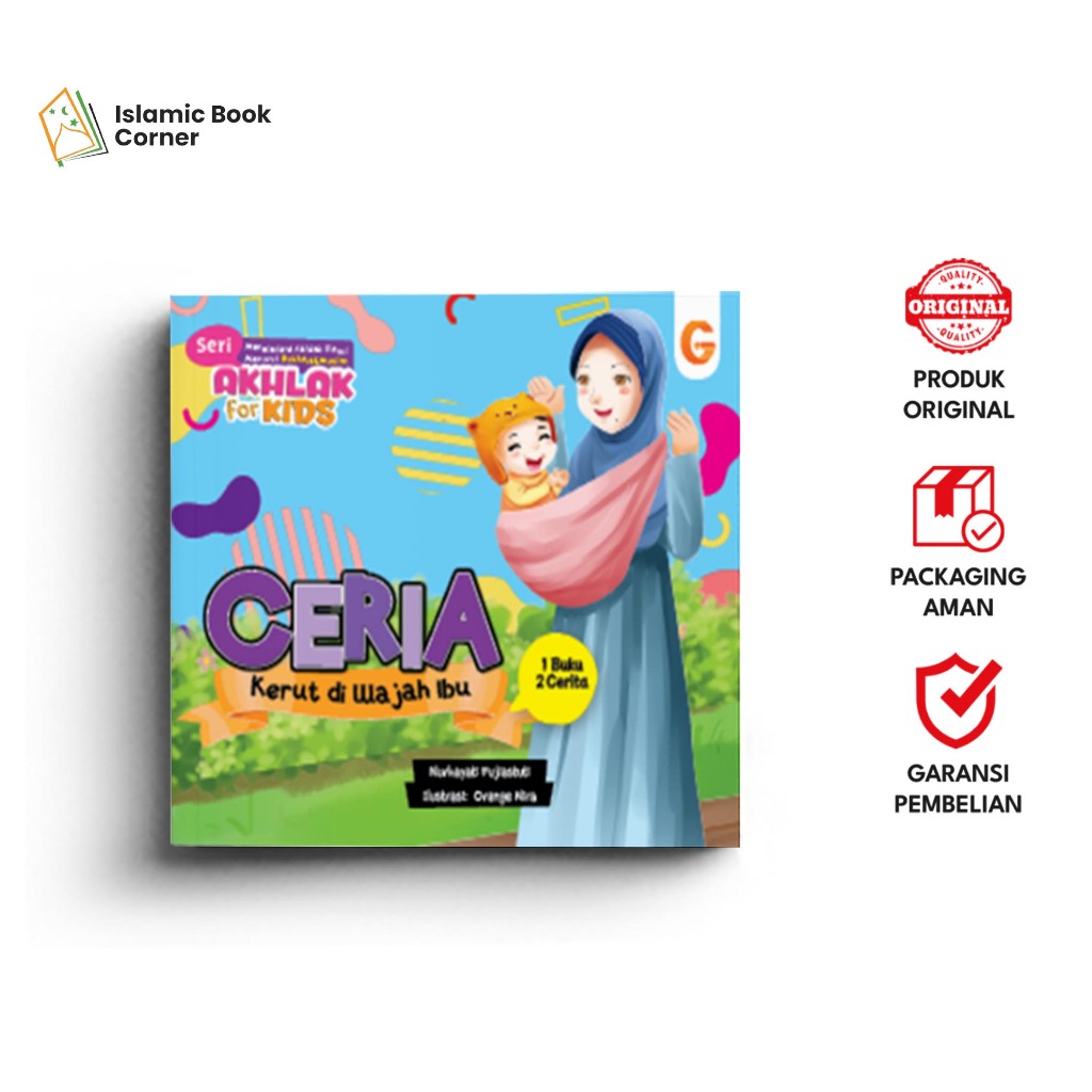 Islamic Book Corner - Buku Anak - Seri Akhlak For Kids - Ceria & Murah Hati