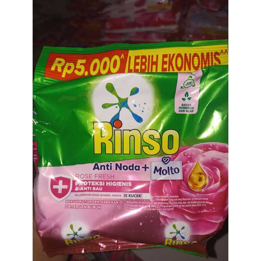 RINSO DETERJEN 5000 KEMASAN BUBUK 195G