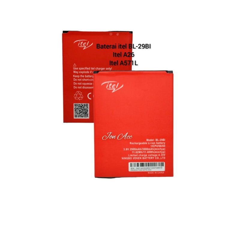 BATRE ITEL A26 A571L BATRE ITEL BL-29BI ORIGINAL 100%