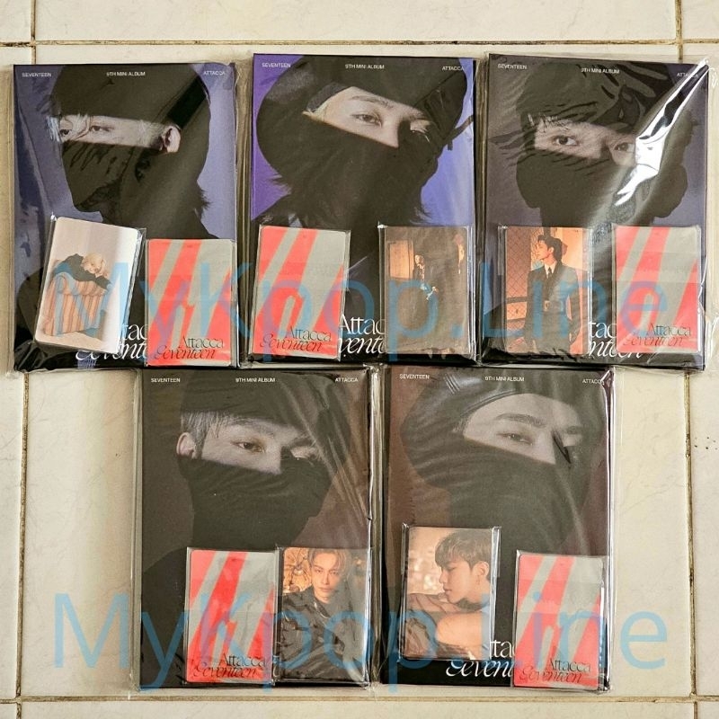 Binder Attacca Carver Fullset Booklet Scoups Jeonghan Joshua Jun Hoshi Photocard Official Rock With 