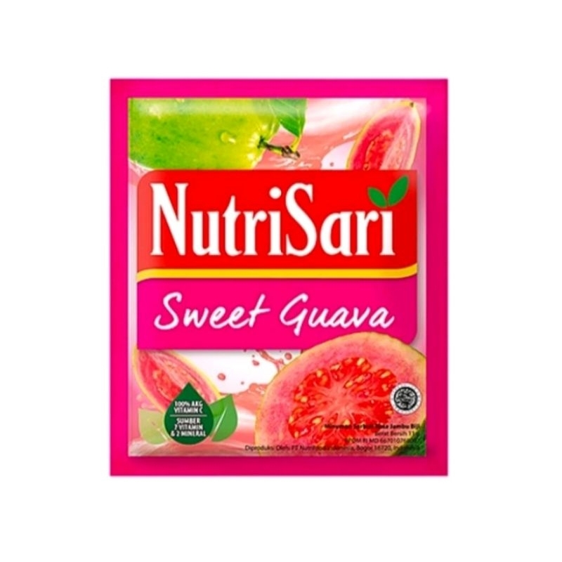 

NutriSari Sweet Guava 1 renceng isi 10 sachet