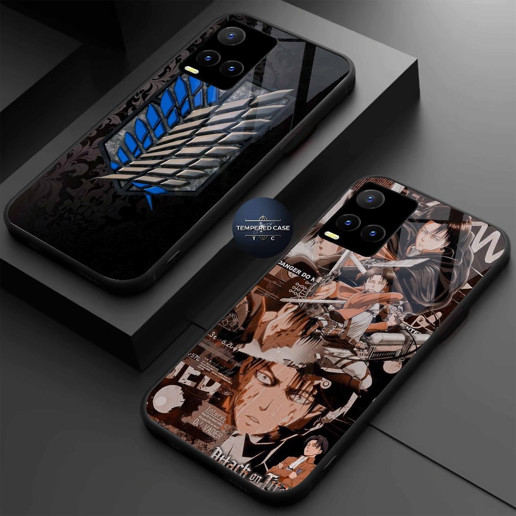 Softcase Glass Kilau Kaca VIVO Y21/Y33S Case VIVO Y21/Y33S  casing handphone VIVO Y21/Y33S TEMPREDCA