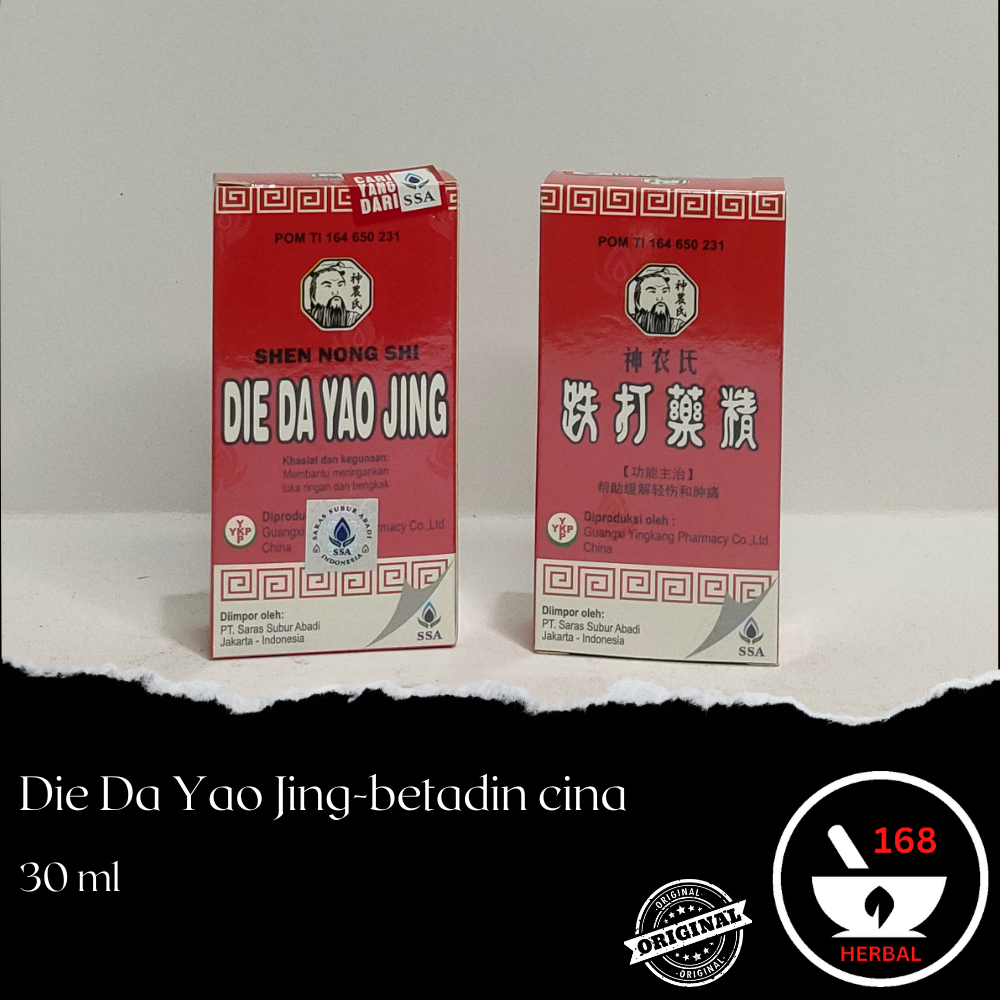 Die Da Yao Jing / obat merah cina / betadin cina