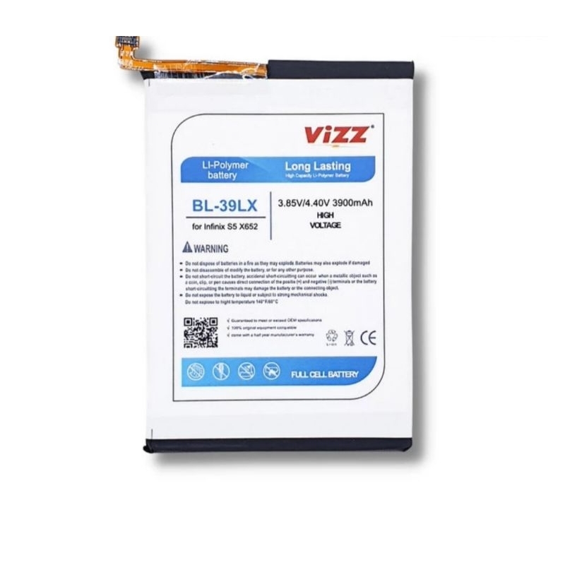VIZZ Baterai Infinix BL-39LX For Baterai Infinix S5 X652 / S5 Lite X652B Original VIZZ
