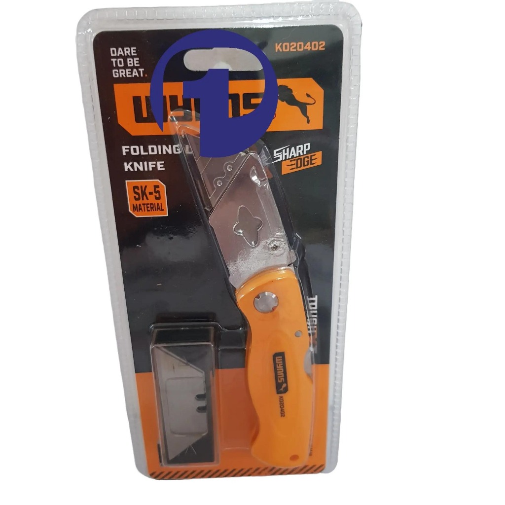 

PISAU LIPAT TAJAM WYNNS K020402 FOLDING FOLDABLE KNIFE T-TYPE SK-5 MATERIAL