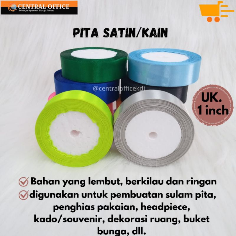 

Pita Satin 1 Inch/ Pita Satin 1/2 Inch/ Pita Satin 1/4 Inch/Pita Kain