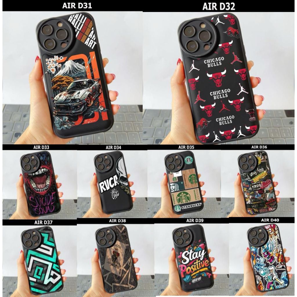SAM A20S/A21S/A30S/A50S/J2 PRIME/J5 PRIME/J7/J4+ CASE GAMBAR AIR KODE D031-D040 JAYA ACC