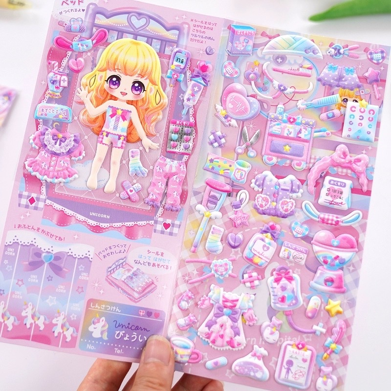 

Sticker dress up Baju princess doll sticker playscene nonon SL-AUN SL-ASG SL-AWE