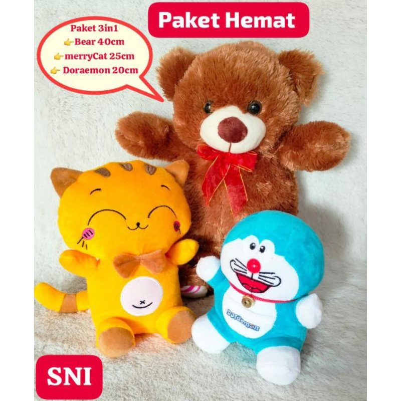 Boneka paket hemat / kado si kecil/boneka lucu