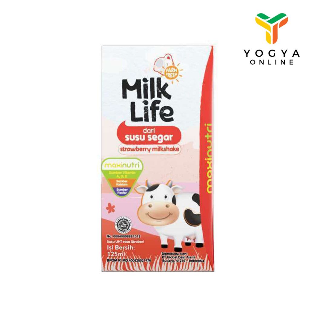 

Milk Life Uht Strawberry Milkshake 115 Ml