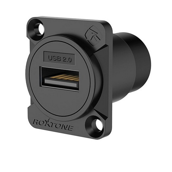 SOKET CASIS USB2.0 HITAM MATRIX ROXTONE RAU2D-B / KONEKTOR USB / KONEKTOR KOMPUTER USB / Socket Kone