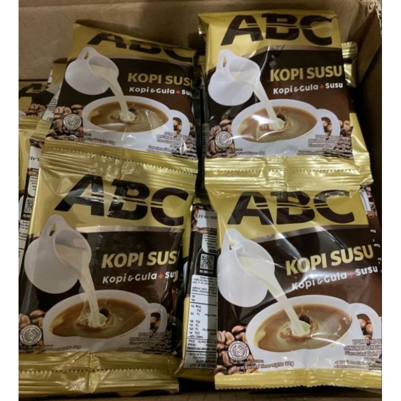 

(10PCS) KOPI ABC SUSU 31GRAM RENCENG ISI 10 PCS KOPI RENCENG MURAH ENAK PLUS SUSU