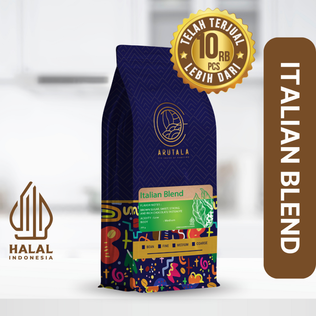 

ARUTALA Kopi Italian Blend for Espresso 200 gram