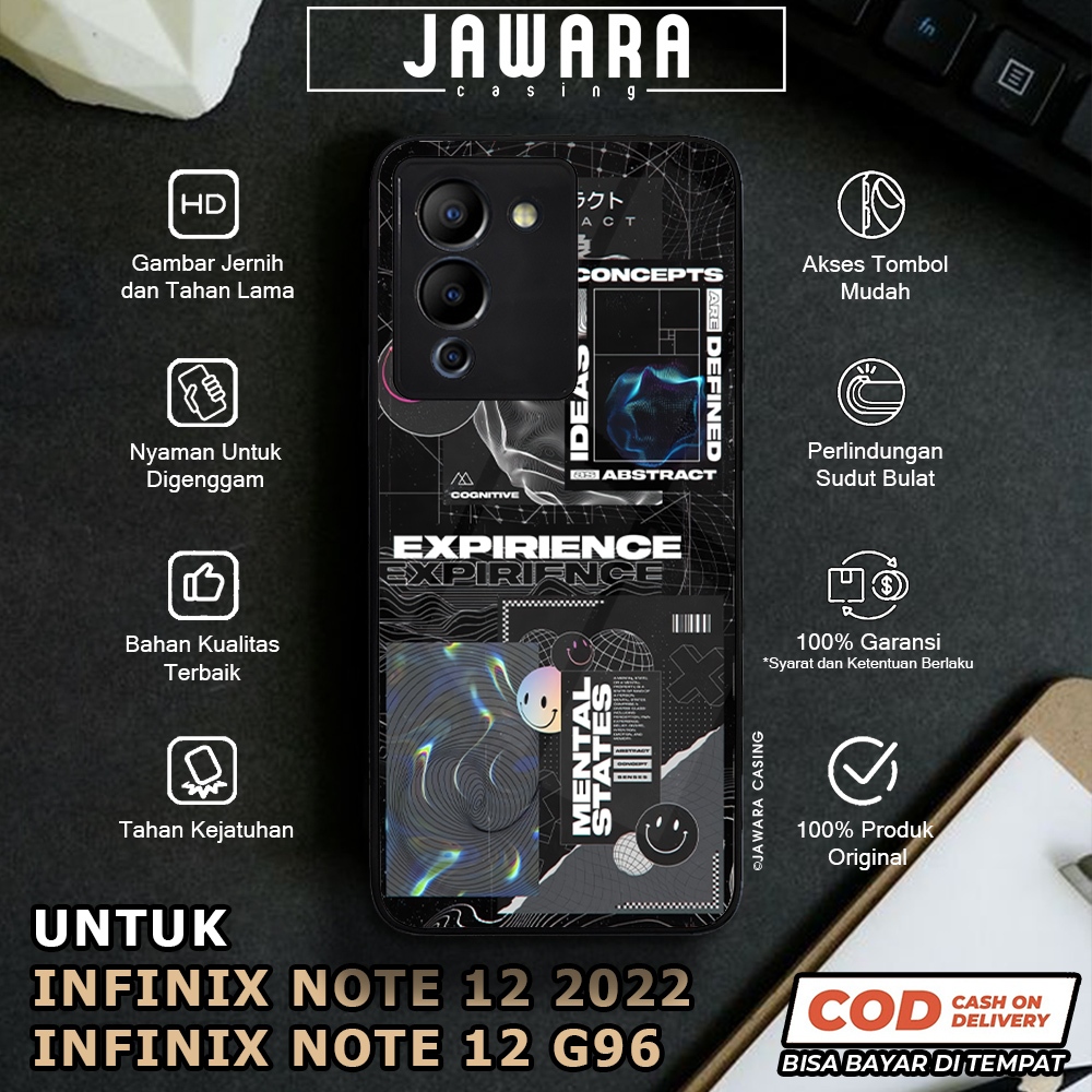 Case Infinix Note 12 2022 G96 Casing Infinix Note 12 2022 G96 [BLCK] Premium Glossy Case Hp Infinix 