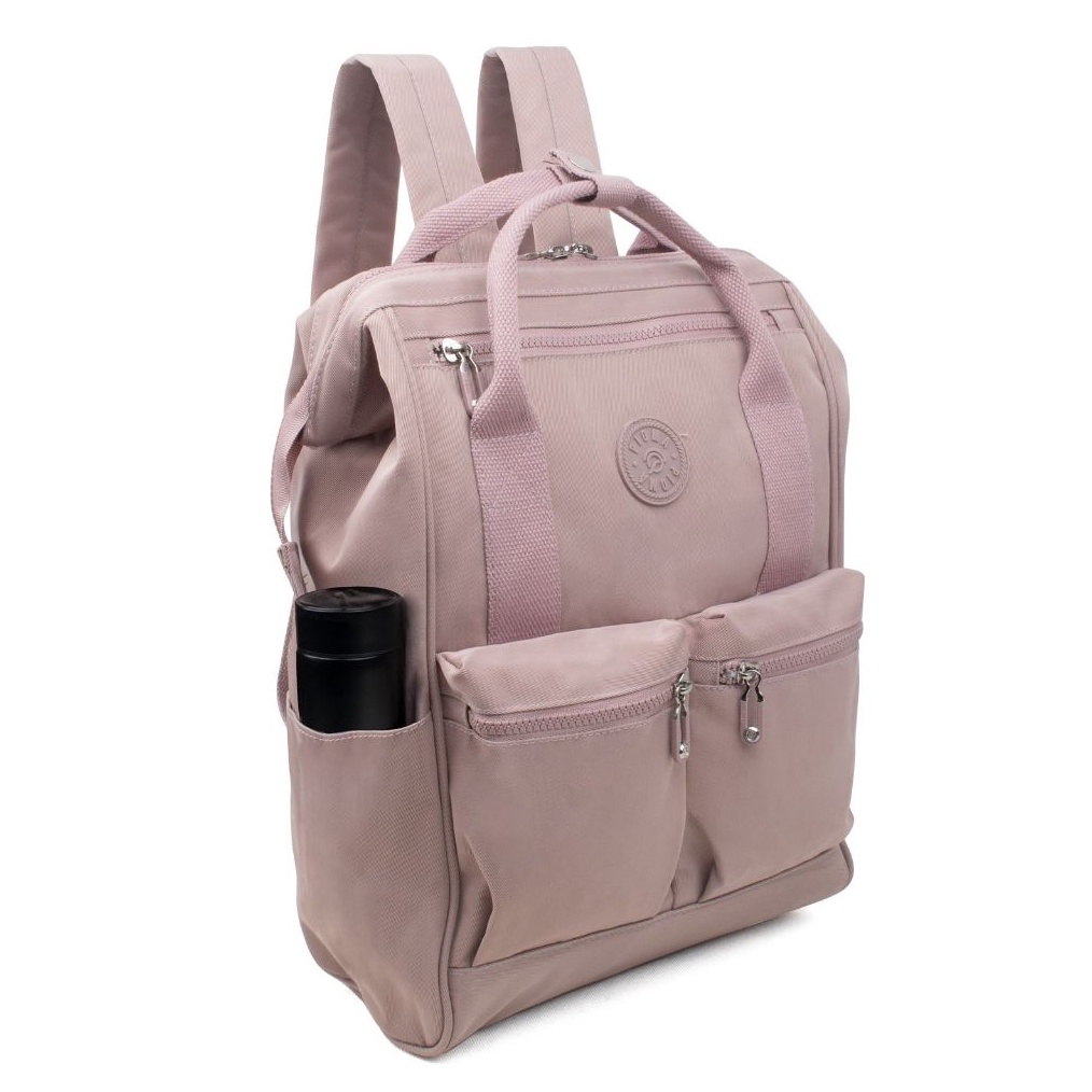 KODE Q57P OPIOBAGS TAS RANSEL WANITA  TAS RANSEL SEKOLAH  TRAVELLING BAG  RANSEL LAPTOP PIOMA NYLON 