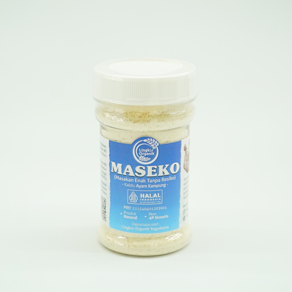 

Lingkar Organik Maseko Ayam Natural 100gr (Botol)