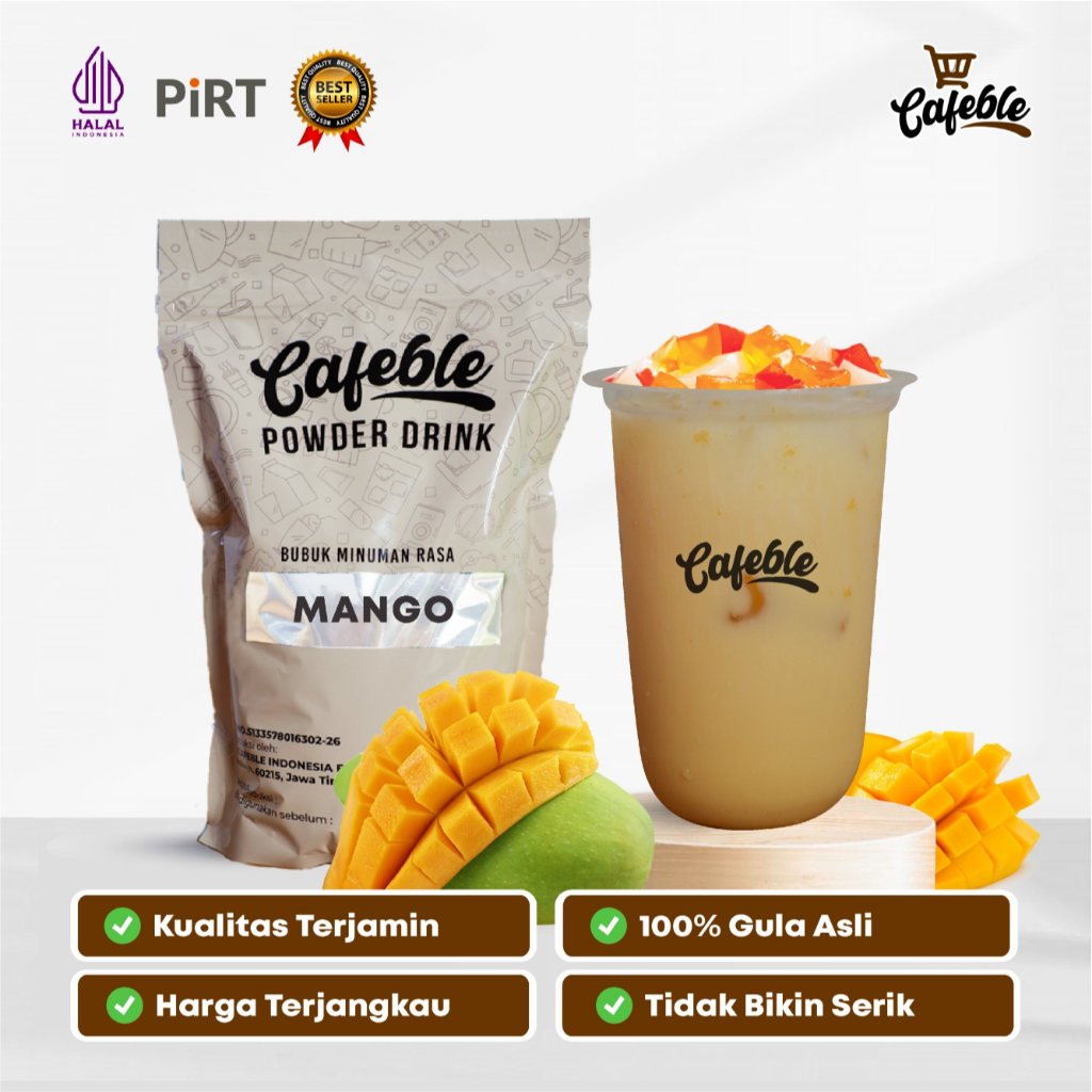 

Cafeble Bubuk Minuman Premium Rasa Mangga Kemasan 1 kg