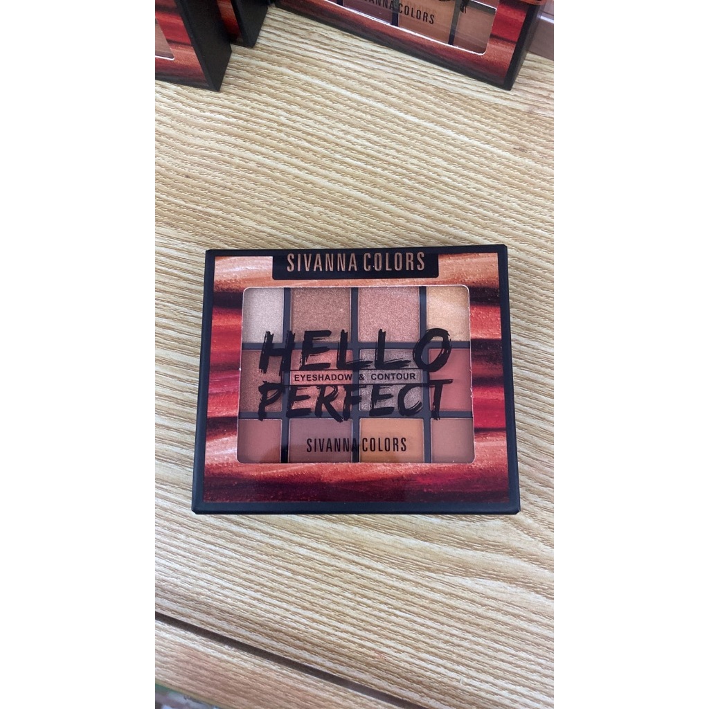 SIVANNA COLORS HELLO PERFECT EYESHADOW AND CONTOUR