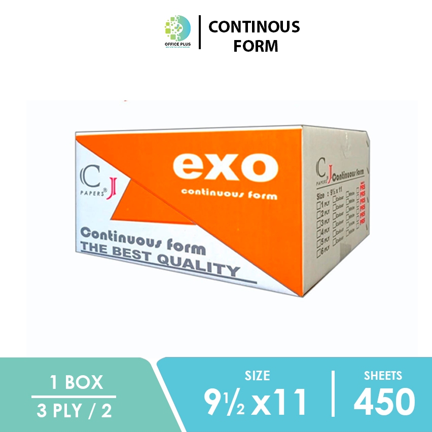 

Kertas Continuous Form 3 ply / Kertas NCR 3 ply K3 9.5 x 11