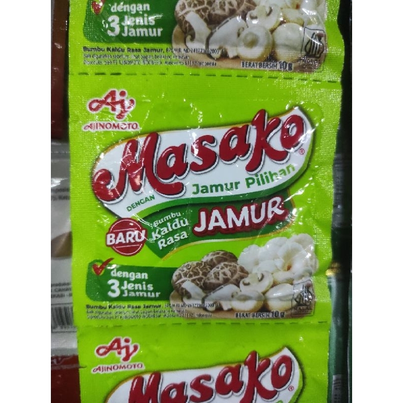 

Masako kaldu jamur 10 gram 1 sachet - KIRIM INSTAN