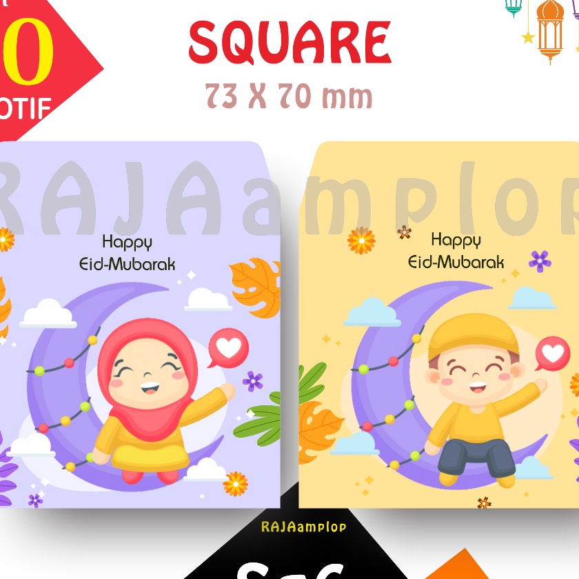 

KF7 RAJA AMPLOP Paket 5 pcs Amplop THR LEBARAN IDUL FITRI Angpao Kecil
