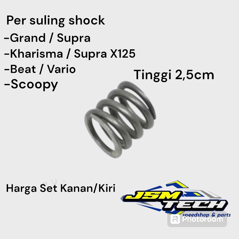 Per Suling Shock Depan Honda Grand Supra Karisma Beat Vario Scoopy Standar
