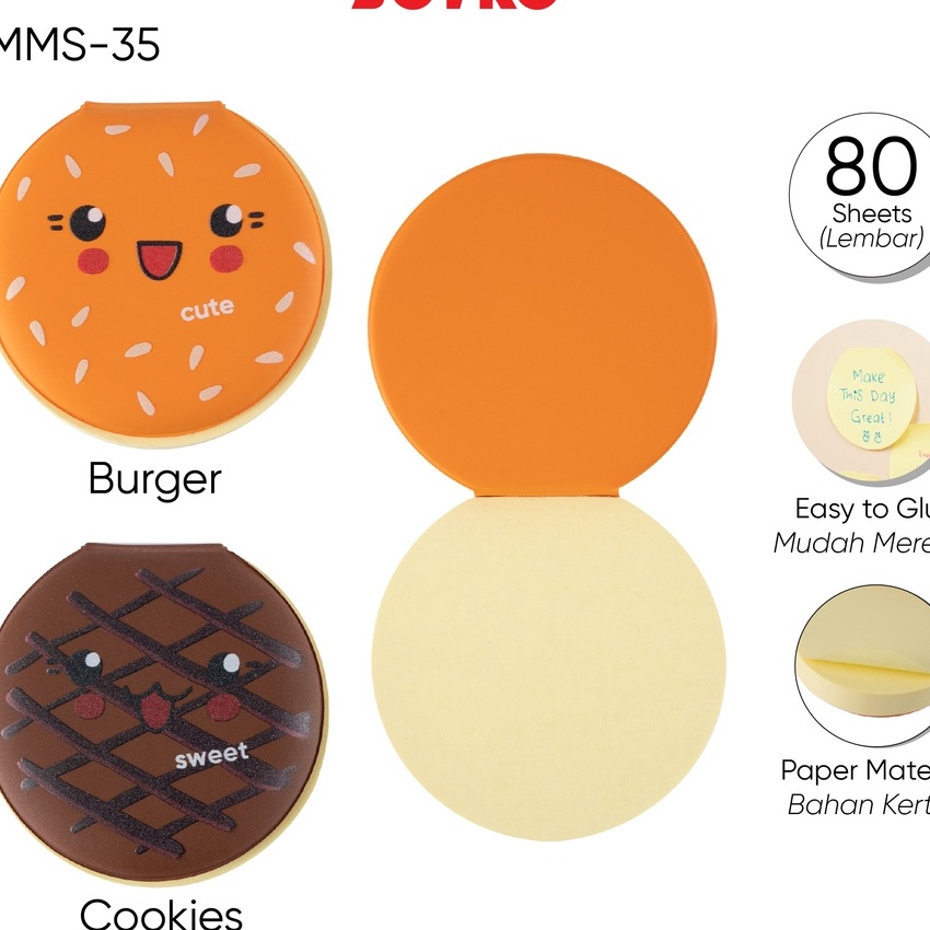 

Hemat Memo Stick Sticky Note Kertas Memo Memo Tempel Joyko MMS35