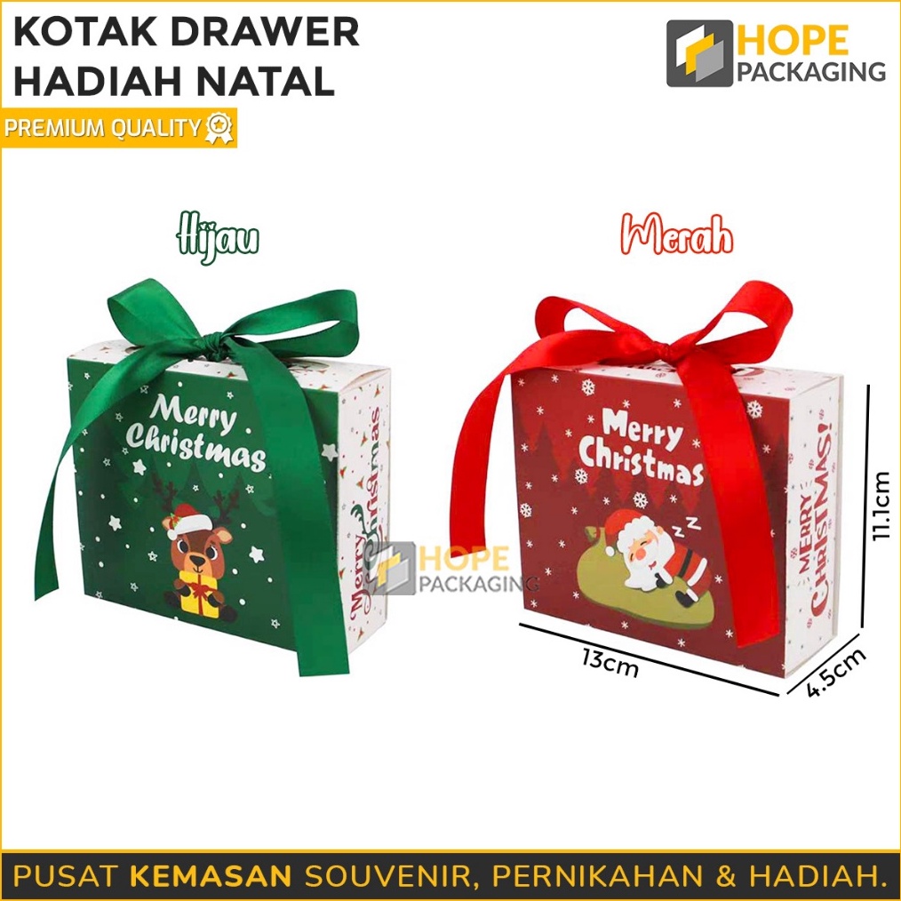 

DAHSYAT Box Kotak Hadiah Natal Pita Kotak Bingkisan Natal Kotak Kue Natal Kotak Kado Souvenir Gift Kotak Cookies Permen Coklat