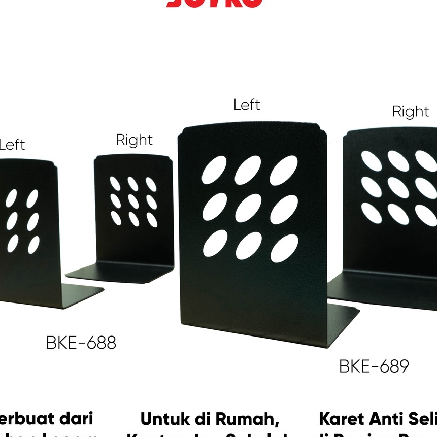 

Top Sandaran Penahan Pembatas Buku Book End Joyko BKE