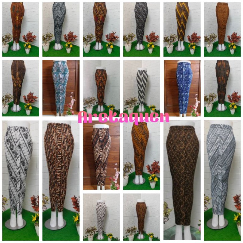 KODE U24A  KONVEKSI SENDIRI  Rok plisket batik wiru rok plisket wisuda bawahan batik rok jumbo rok k