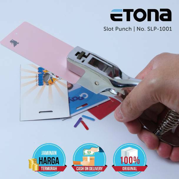 

Stok terbatas Pembolong ID Card SLOT PUNCH E11 ETONAPERFORATORFULL METAL
