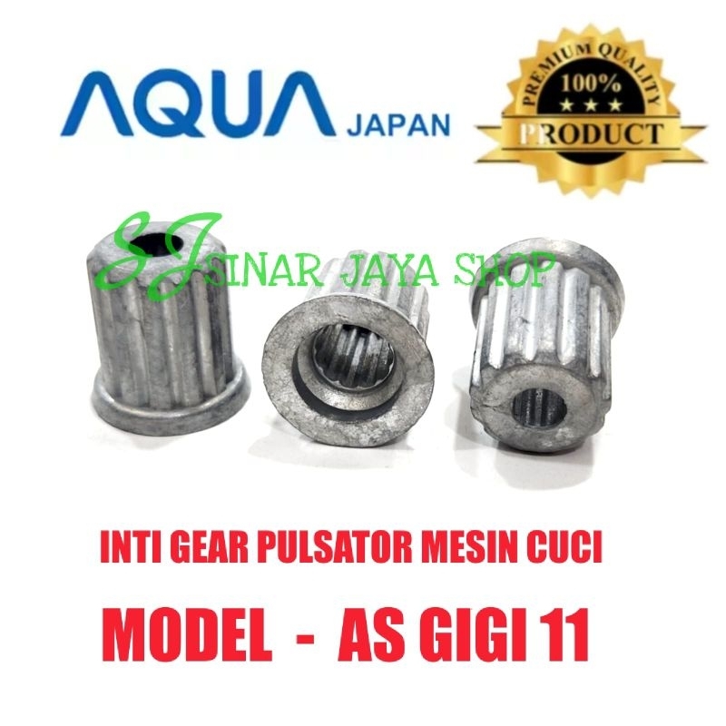 Inti Pulsator Gear Pulsator Mesin Cuci AQUA Gerigi 11