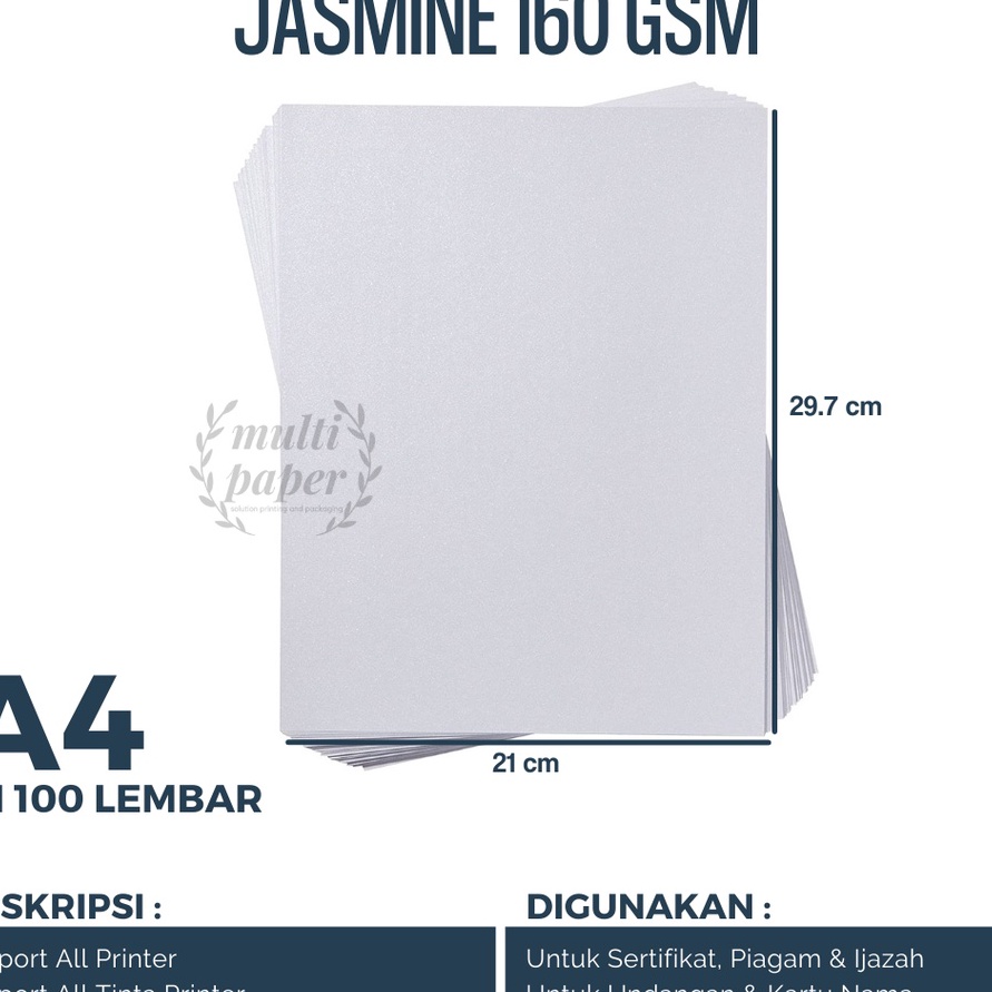 

Bonus Kertas Jasmine Paper Flower A4 isi 1 lembar Kertas Jasmine A4 Kertas Jasmin