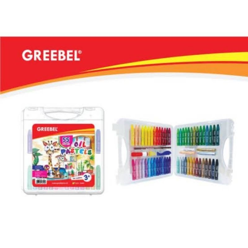 

crayon warna warni greebel isi 55 warna/set