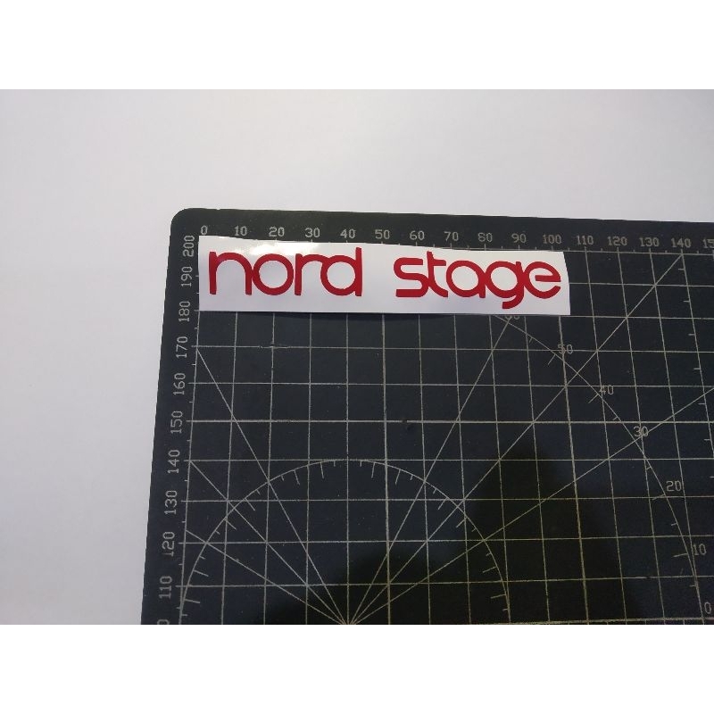 

cutting stiker Nord stage