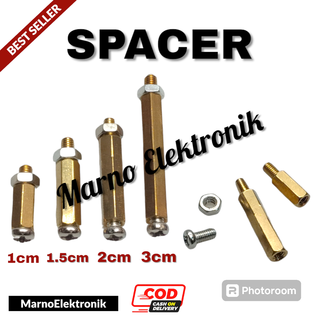 SPACER SPICER SPITSER BAUT PCB DUDUKAN PCB 1CM 2CM 2.5CM 3CM BAUT SPITSER BAUT DUDUKAN PCB KAKI PCB 