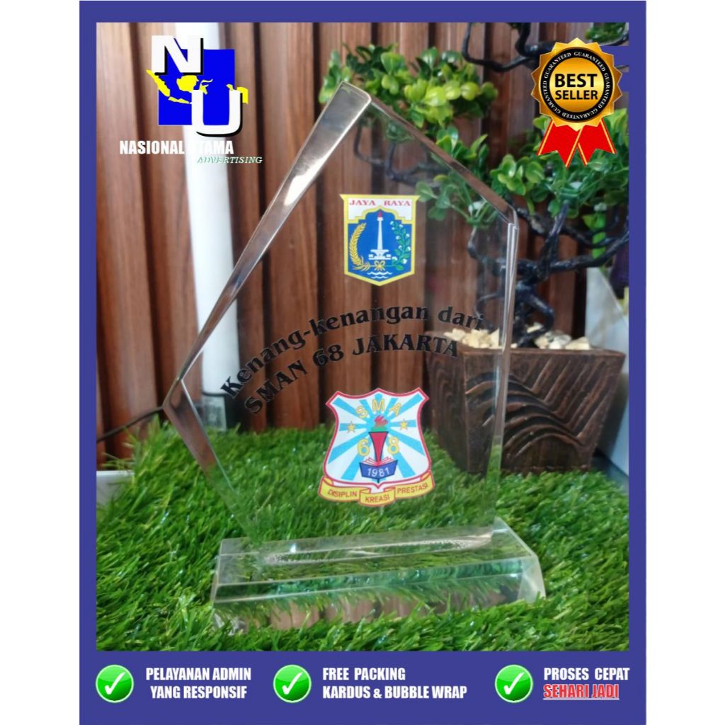 [ plakat akrilik  + box ] | plakat akrilik murah | plakat Garudation | plakat wisuda | plakat KKN  |