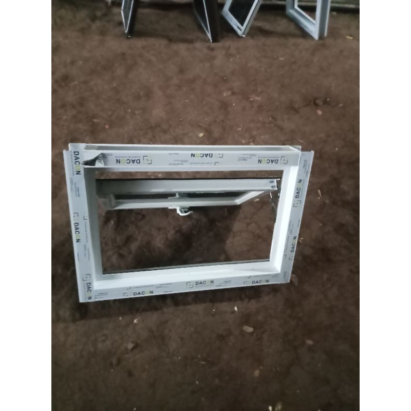 Kusen jendela aluminium boven 3in L 60 xT 30  komplit free packing kayu bisa custom ukuran