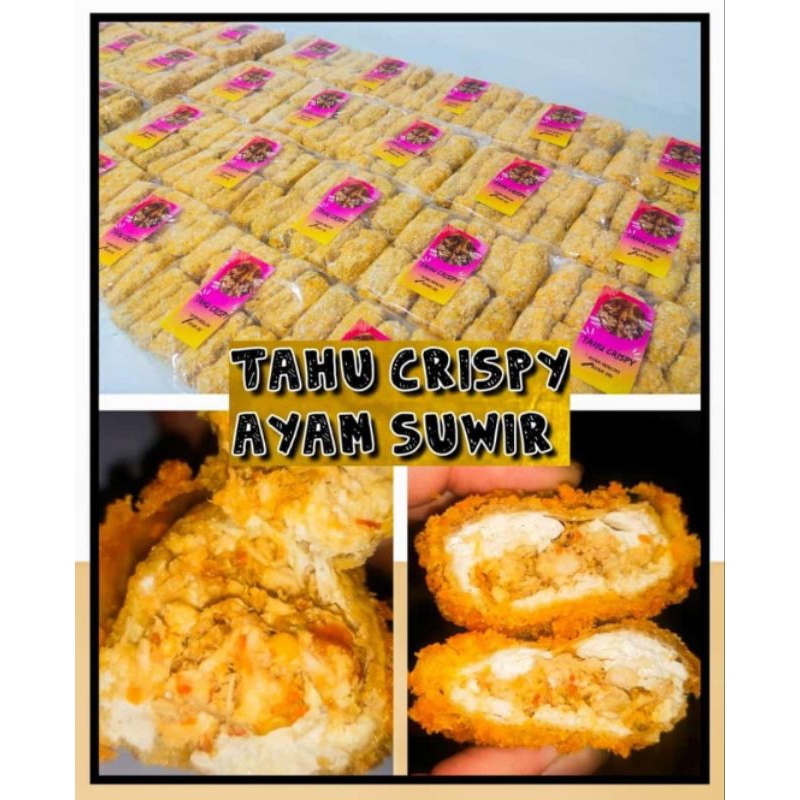 

Tahu crispy ayam suwir isi 10