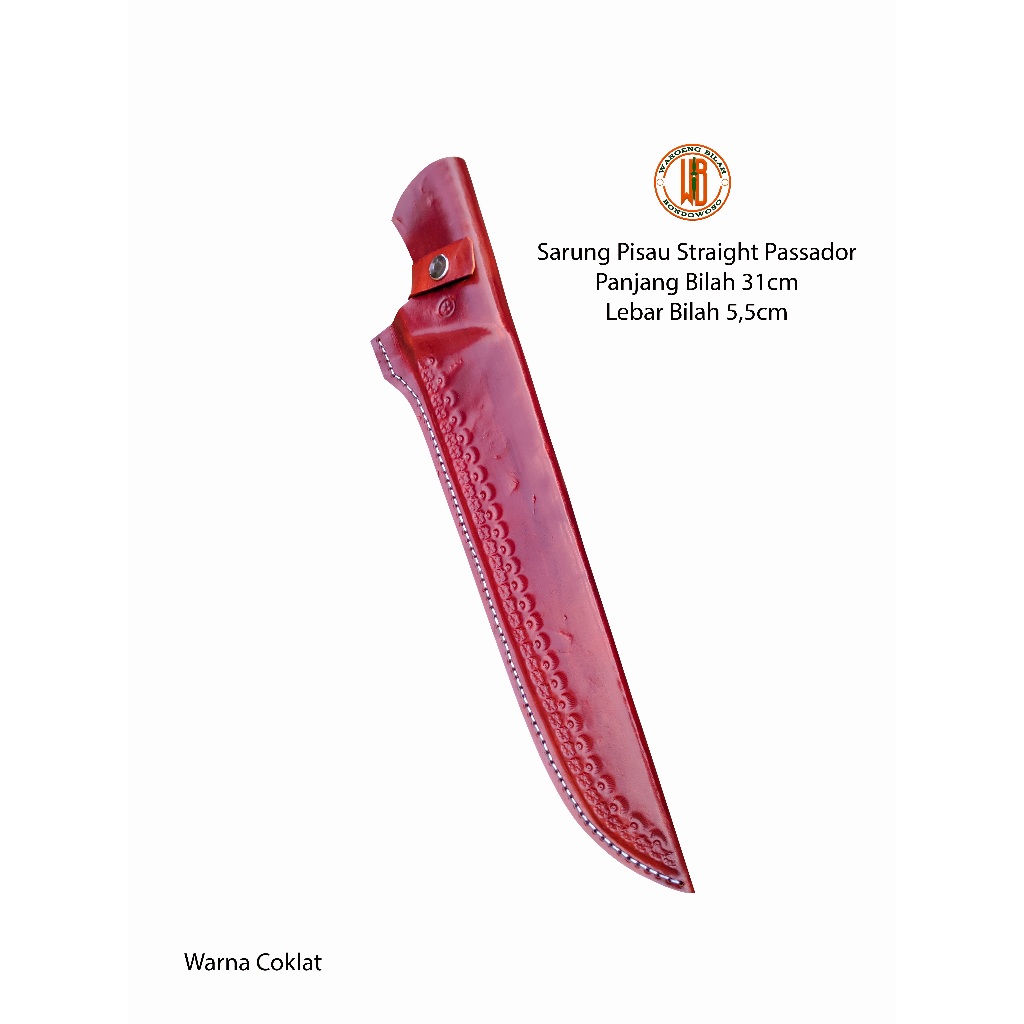 sarung Kulit Straight_Passador 31cm