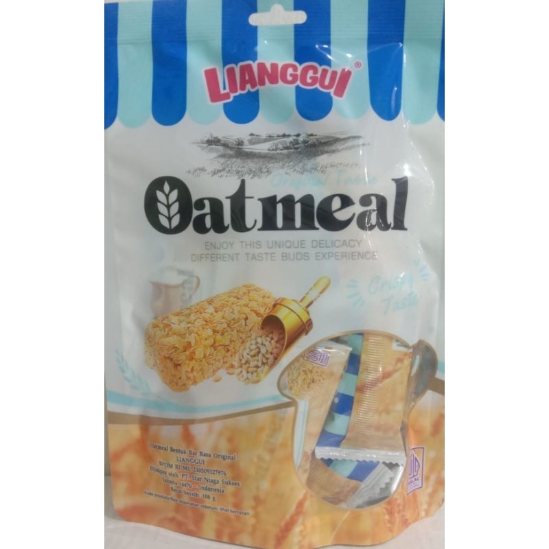 

Oatmeal Bar Original Lianggui 108gram