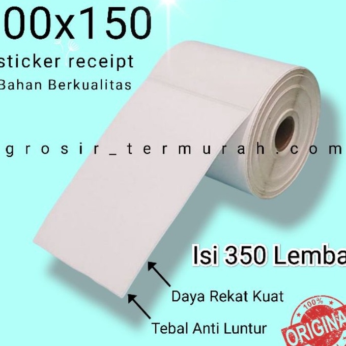 

murah Kertas Thermal Label thermal barcode Roll A61x15 mm isi 35 Pcs