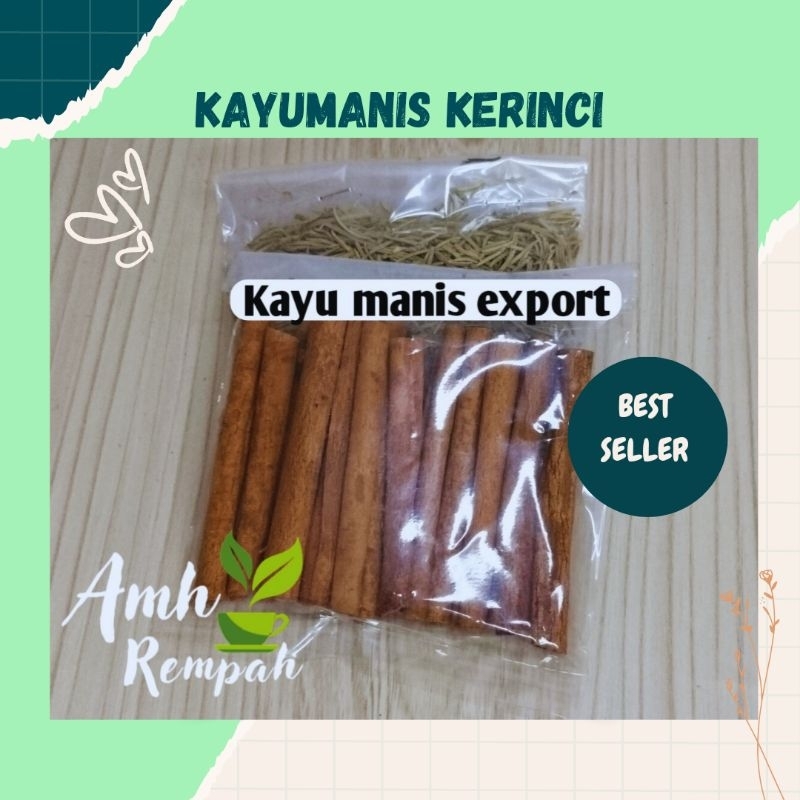 

Kayu manis kerinci batang kemasan 10-13gr